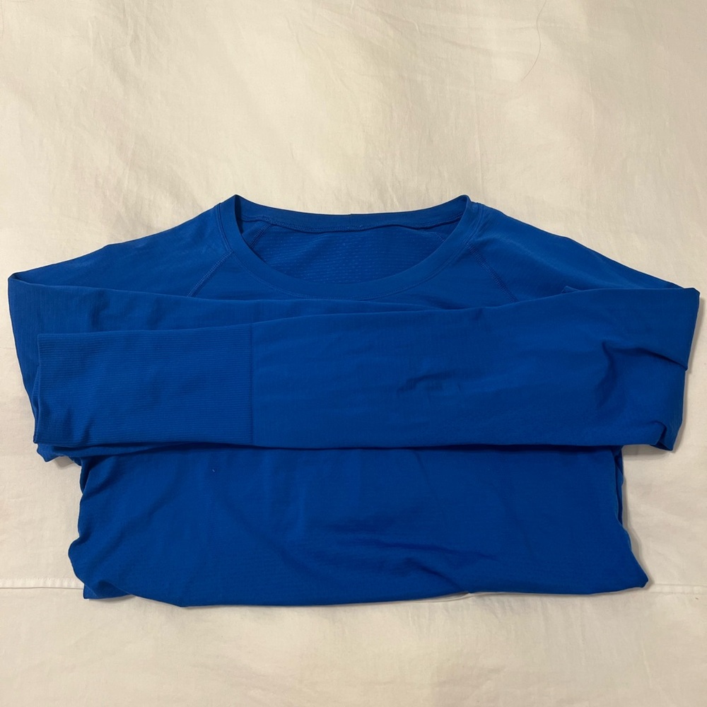 Vibrant Blue Long Sleeve Top
